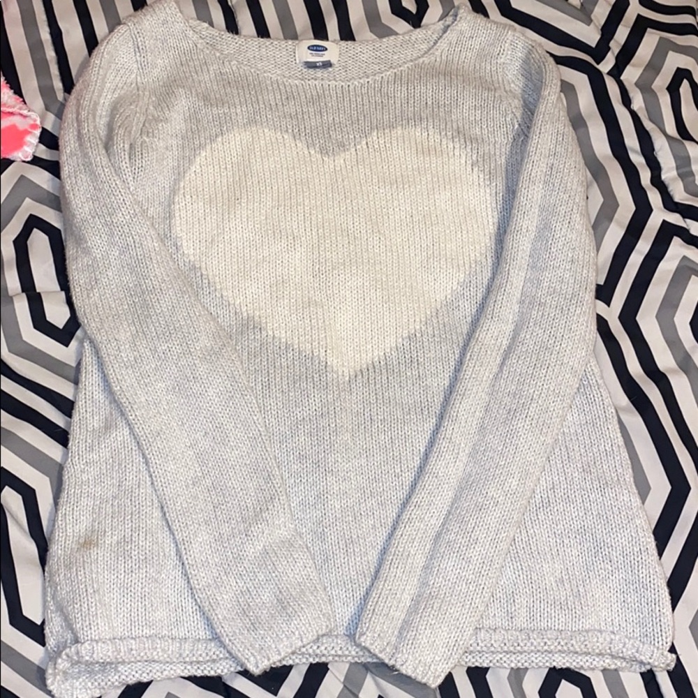 Old navy heart sweater